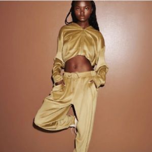 Skims velour high waist jogger NWT